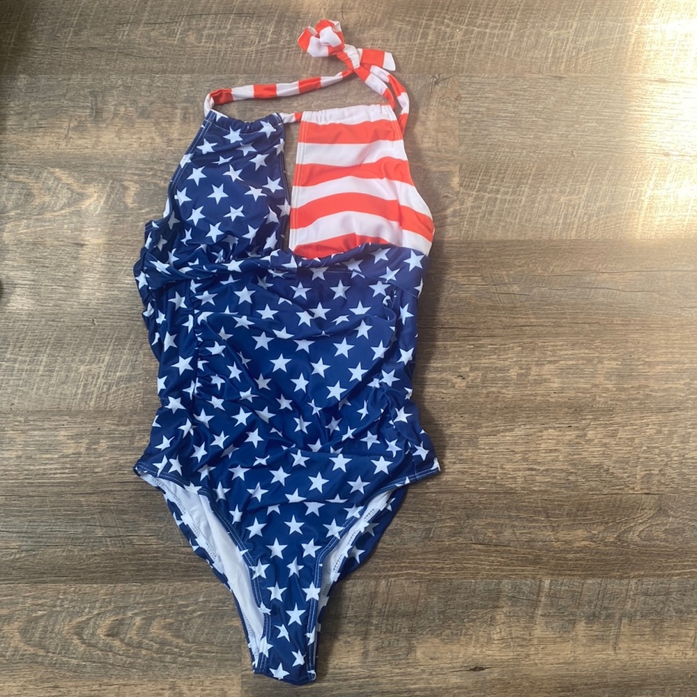 American Flag One Piece Bikini